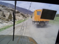 On the road. Via Darshai to Ishkashim
